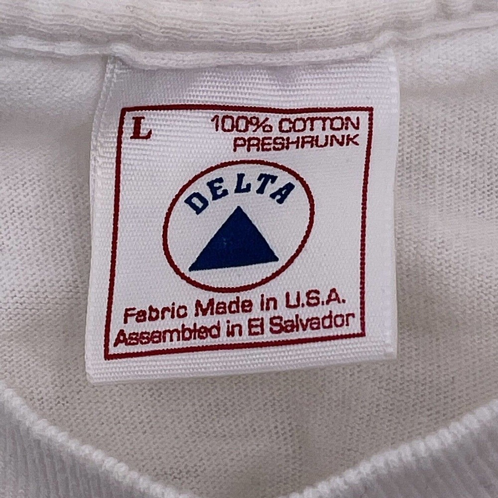 Mercury Celebrity Cruises T Shirt White Crew Neck Short Sleeves Delta Sz L Mens - Picture 4 of 7